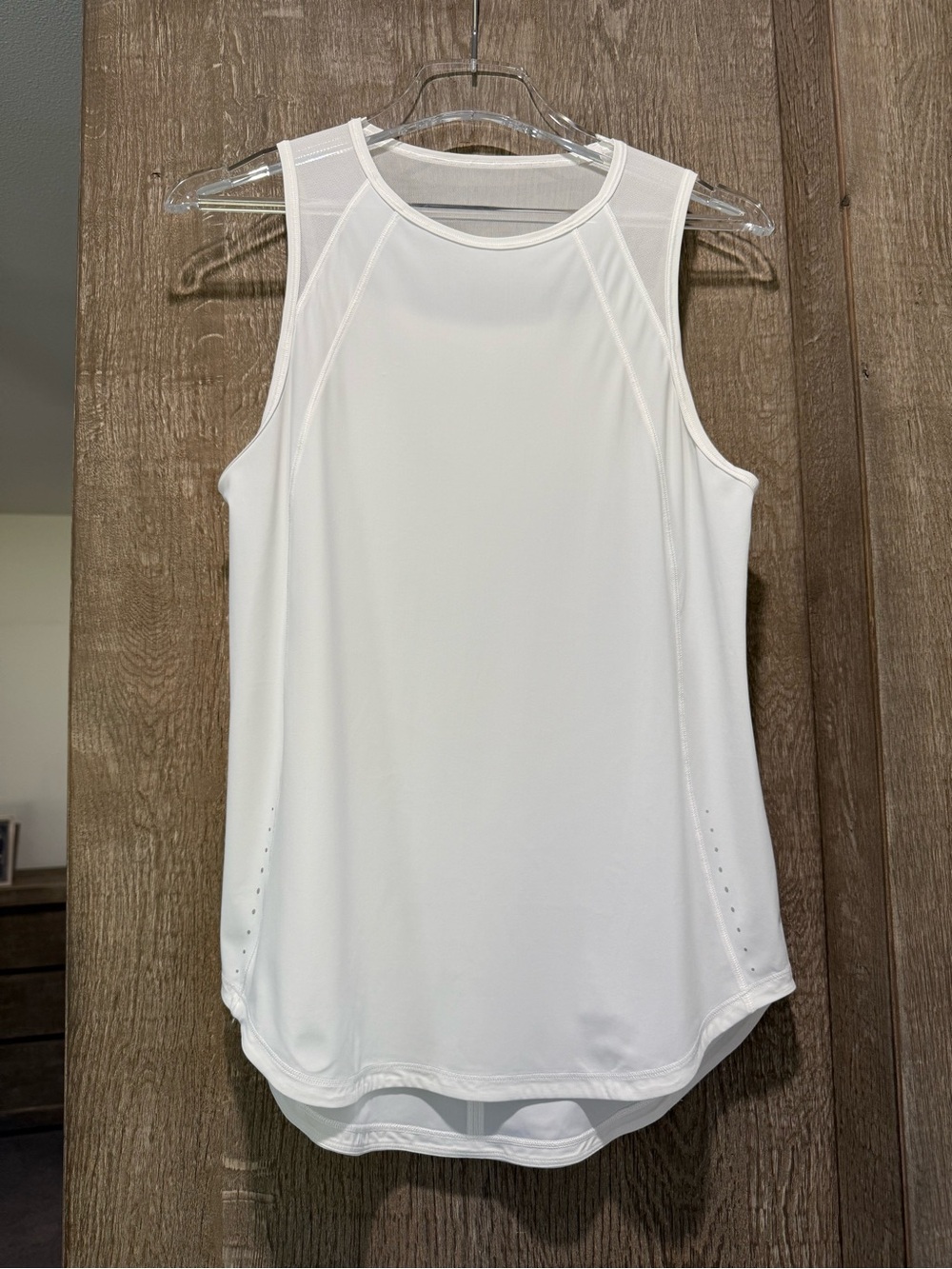 lululemon athletica White Performance Crewneck Tank